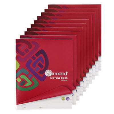Ormond Multipack | No.11 Exercise Book - 120 Pages - Pack of 10-Exercise Books-Ormond|Stationery Superstore UK