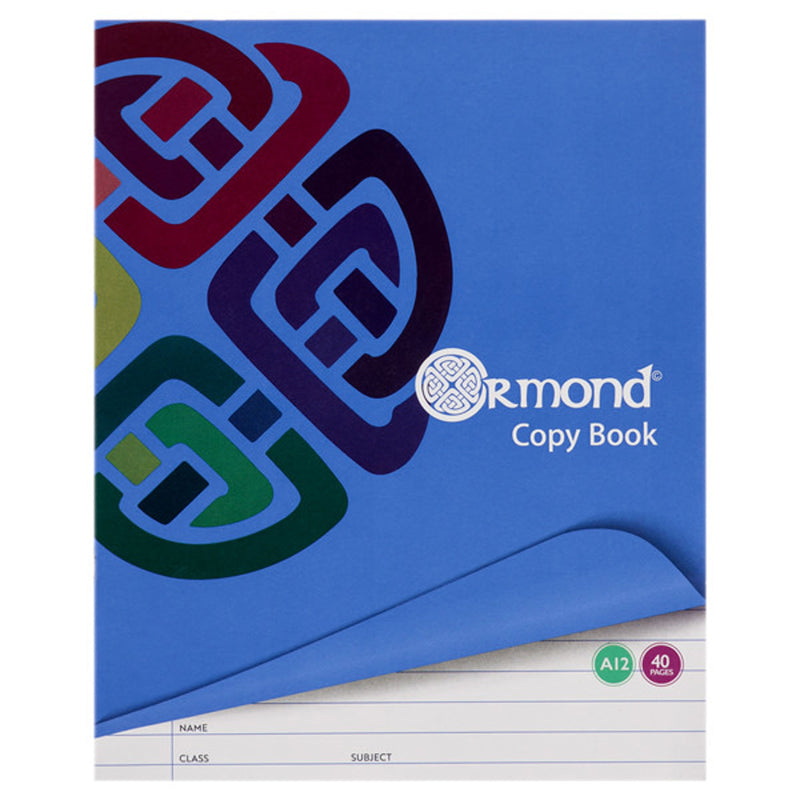Ormond A12 Exercise Book - Margin Ruled - 40 Pages-Exercise Books-Ormond|Stationery Superstore UK