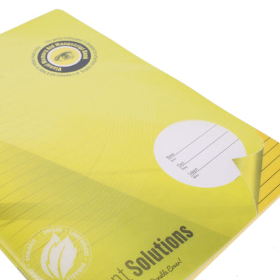 Premier A4 Visual Memory Aid Durable Cover Manuscript Book - 120 Pages - Yellow-Tinted Copy & Manuscript Books-Premier|Stationery Superstore UK