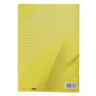 Premier A4 Visual Memory Aid Durable Cover Manuscript Book - 120 Pages - Yellow-Tinted Copy & Manuscript Books-Premier|Stationery Superstore UK
