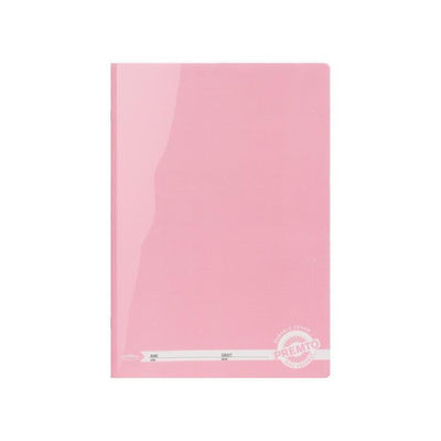 Premto Pastel A4 Durable Cover Manuscript Book - 120 Pages - Pink Sherbet-Manuscript Books-Premto|Stationery Superstore UK