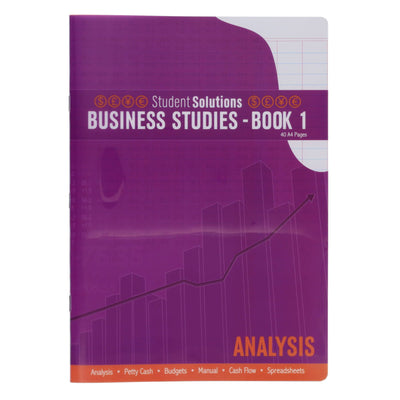 Student Solutions A4 Durable Cover Business Studies - 40 Pages - Book 1-Subject & Project Books-Student Solutions|Stationery Superstore UK