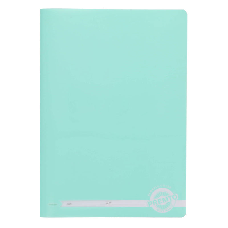 Premto A4 Durable Cover Manuscript Book - 160 Pages - Pastel Mint Magic-Manuscript Books-Premto|Stationery Superstore UK