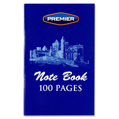 Premier 160mm x 100mm Note Book - 100 Pages-Assorted Notebooks-Premier|Stationery Superstore UK
