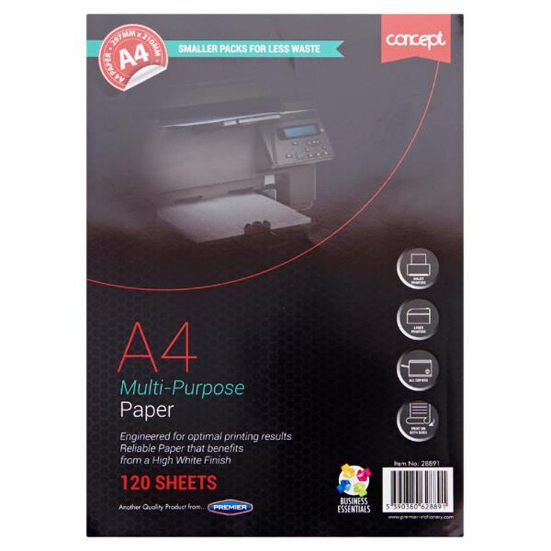 Concept A4 Copier Paper - 120 Sheets