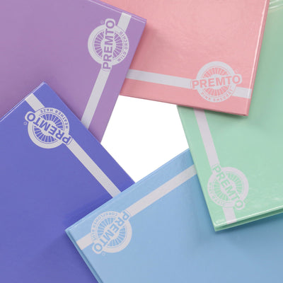 Premto Pastel A6 Hardcover Notebook - 160 Pages - Pastel - Mint Magic-A6 Notebooks-Premto|Stationery Superstore UK