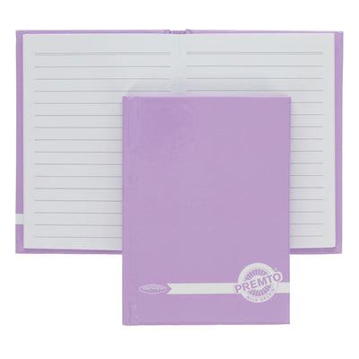 Premto Pastel A6 Hardcover Notebook - 160 Pages - Pastel - Wild Orchid-A6 Notebooks-Premto|Stationery Superstore UK
