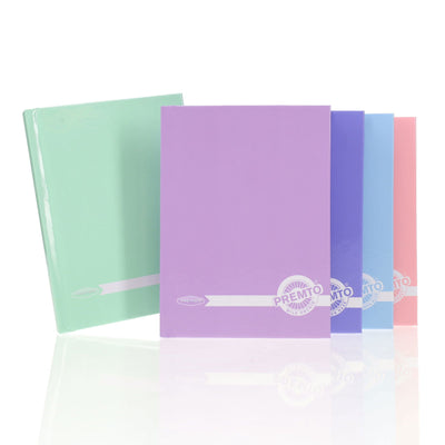 Premto Pastel A6 Hardcover Notebook - 160 Pages - Pastel - Wild Orchid-A6 Notebooks-Premto|Stationery Superstore UK