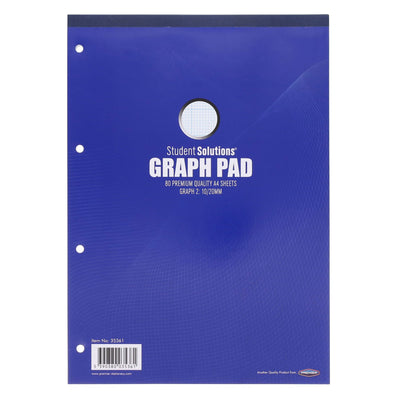 Student Solutions A4 Graph Pad - 80 Sheets-Notepads-Student Solutions|Stationery Superstore UK