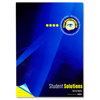 student-solutions-a4-visual-memory-aid-refill-pad-100-pages-yellow|Stationerysuperstore.uk