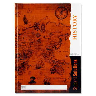 student-solutions-a4-hardcover-subject-notebook-160-pages-history|Stationerysuperstore.uk
