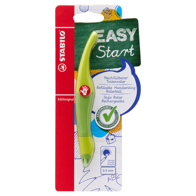 Stabilo Easy Original Ballpoint Pen Green - Right Handed with Blue Ink-Ballpoint Pens-Stabilo|Stationery Superstore UK