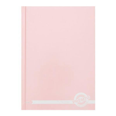 Premto Pastel A5 Hardcover Notebook - 160 Pages - Pink Sherbet-A5 Notebooks-Premto|Stationery Superstore UK