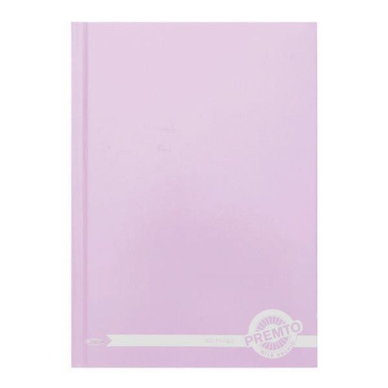 Premto Pastel A5 Hardcover Notebook - 160 Pages - Wild Orchid Purple-A5 Notebooks-Premto|Stationery Superstore UK