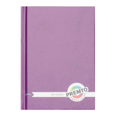 premto-a6-hardcover-notebook-160-pages-grape-juice-purple|Stationery Superstore UK