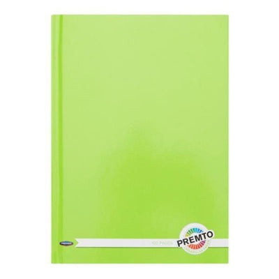 Premto A5 Hardover Notebook - 160 Pages - Caterpillar Green-A5 Notebooks-Premto|Stationery Superstore UK