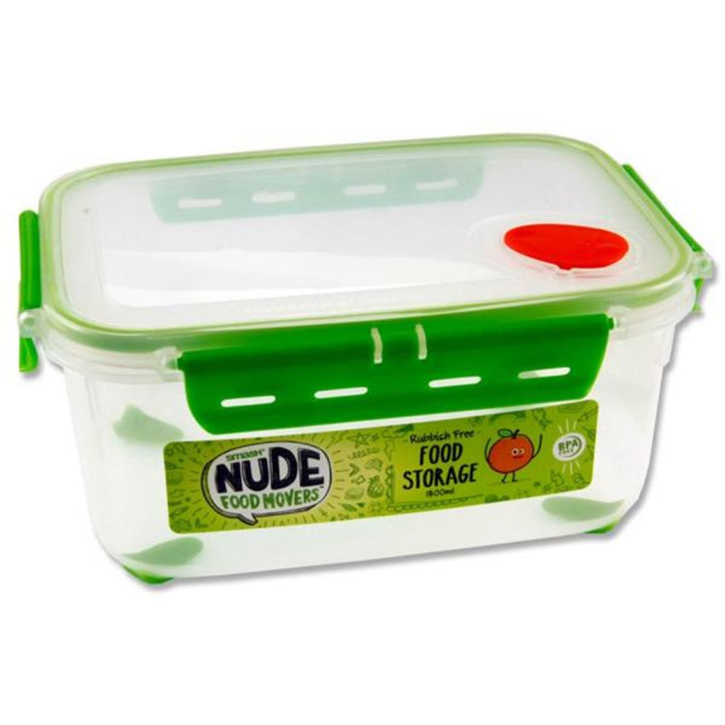 Smash Nude Food Mover Rubbish Free Food Storage - 1.8 litre - Green-Lunch Boxes-Smash|Stationery Superstore UK