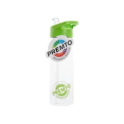Premto 700ml Tritan Bottle - Caterpillar Green-Water Bottles-Premto|Stationery Superstore UK