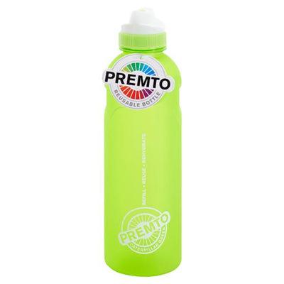 Premto 500ml Stealth Soft Touch Bottle - Caterpillar Green-Water Bottles-Premto|Stationery Superstore UK