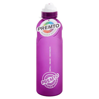 Premto 500ml Stealth Soft Touch Bottle - Grape Juice Purple-Water Bottles-Premto|Stationery Superstore UK