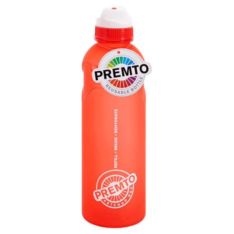 Premto 500ml Stealth Soft Touch Bottle - Ketchup Red-Water Bottles-Premto|Stationery Superstore UK
