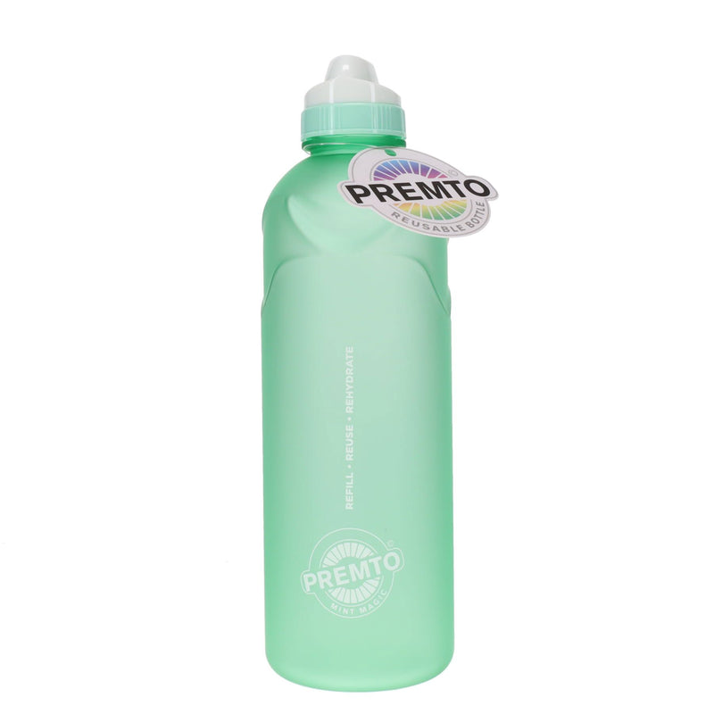 Premto 750ml Stealth Soft Touch Bottle - Pastel - Mint Magic-Water Bottles-Premto|Stationery Superstore UK