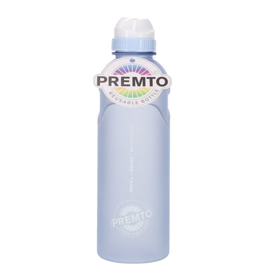 Premto 500ml Stealth Soft Touch Bottle - Pastel - Cornflower Blue-Water Bottles-Premto|Stationery Superstore UK