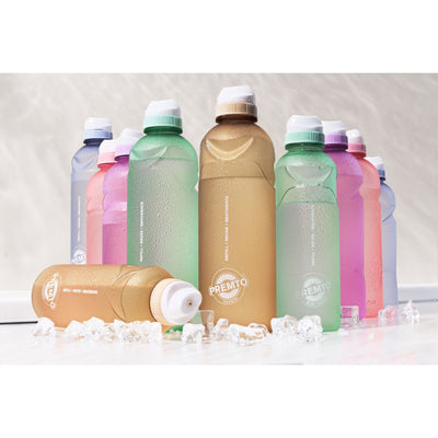 Premto 500ml Stealth Soft Touch Bottle - Pastel - Mint Magic-Water Bottles-Premto|Stationery Superstore UK