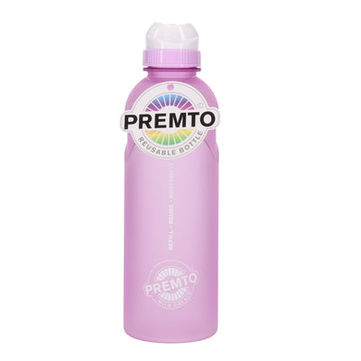 Premto 500ml Stealth Soft Touch Bottle - Pastel - Wild Orchid-Water Bottles-Premto|Stationery Superstore UK