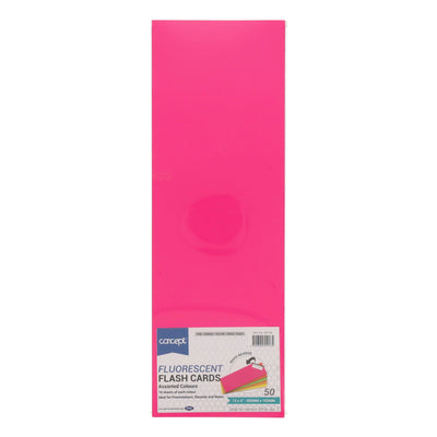 Premier Office 12x4 Fluorescent Card - Pack of 50-Craft Paper & Card-Premier Office|Stationery Superstore UK