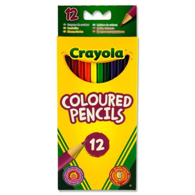 Crayola Coloured Pencils - Pack of 12-Colouring Pencils-Crayola|Stationery Superstore UK