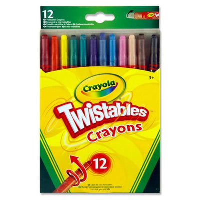 Crayola Twistables Crayons - Pack of 12-Crayons-Crayola|Stationery Superstore UK