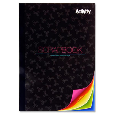 Premier Activity 335x234mm Scrap Book - 60 Pages-Scrapbooks-Premier|Stationery Superstore UK
