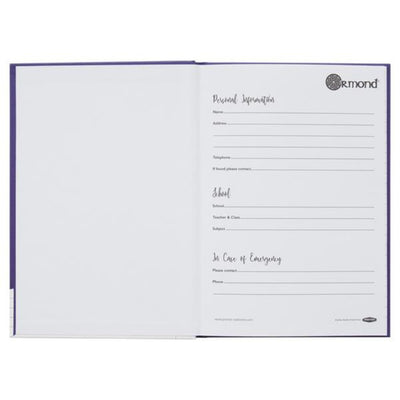 Ormond A5 Hardcover Notebook - 160 Pages - Pack of 5-A5 Notebooks-Ormond|Stationery Superstore UK