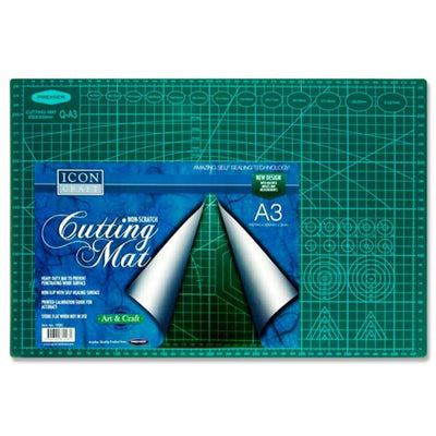 Icon A3 Non-Scratch Cutting Mat-Cutting Mats-Icon|Stationery Superstore UK