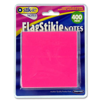 Stik-ie 400 Sheets FlagStikie Notes - 5 Colour Rainbow-Sticky Notes-Stik-ie|Stationery Superstore UK