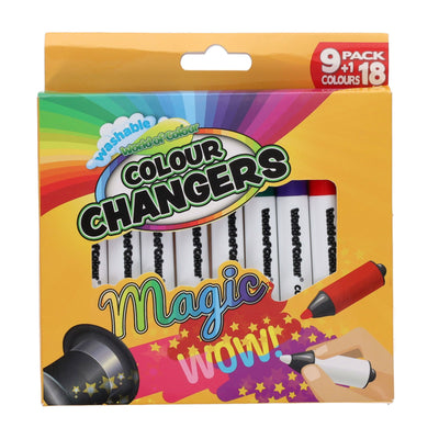 World of Colour Box of 9+1 Colour Changing Magic Markers-Markers-World of Colour|Stationery Superstore UK