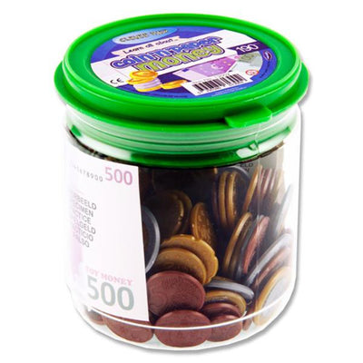 Clever Kidz Coin & Paper Euro Money Set - Tub of 190 Pieces-Educational Games-Clever Kidz|Stationery Superstore UK