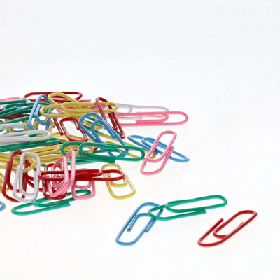 Concept 28mm Paper Clips - Multicoloured - Pack of 75