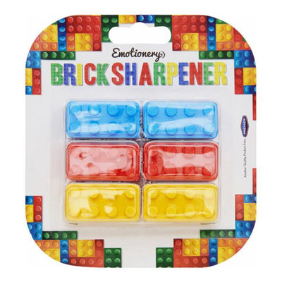 Emotionery Sharpeners - Brick - Pack of 6-Sharpeners-Emotionery|Stationery Superstore UK