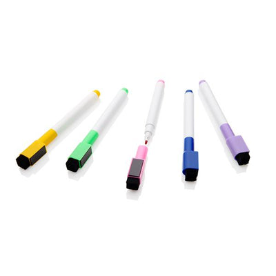 Concept Dry Erase Markers with Eraser Lid - Pack of 5-Whiteboard Markers-Concept|Stationery Superstore UK