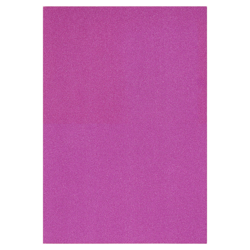 Premier Activity A4 Glitter Card - 250 gsm - Pink - 10 Sheets