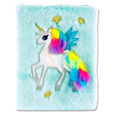 Emotionery A5 Plush Notebook - Unicorn - 128 Pages