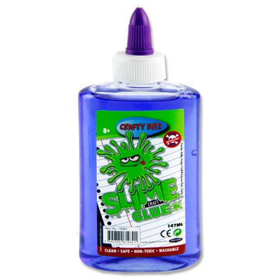 Crafty Bitz Slime & Craft Glue - Transparent Purple-Craft Glue & Office Glue-Crafty Bitz|Stationery Superstore UK