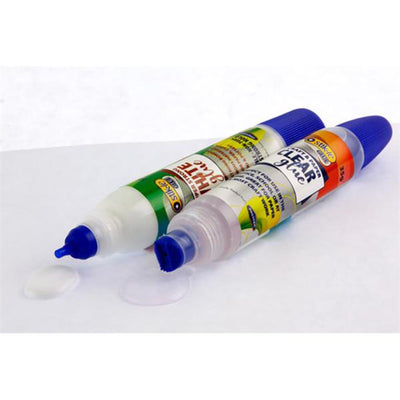 Stik-ie Clear Liquid Glue & White Glue - 35g - Pack of 2-Craft Glue & Office Glue-Stik-ie|Stationery Superstore UK