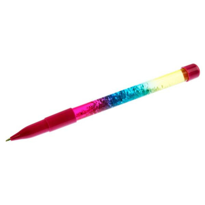 Emotionery Ballpoint Pen - Glitter Rainbow-Ballpoint Pens-Emotionery|Stationery Superstore UK