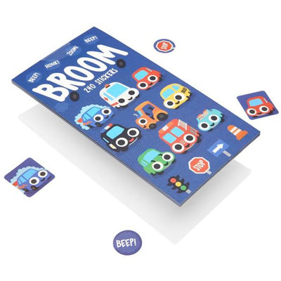 Emotionery Mini Sticker Book - Broom Cars - 240 Stickers-Sticker Books & Rolls-Emotionery|Stationery Superstore UK