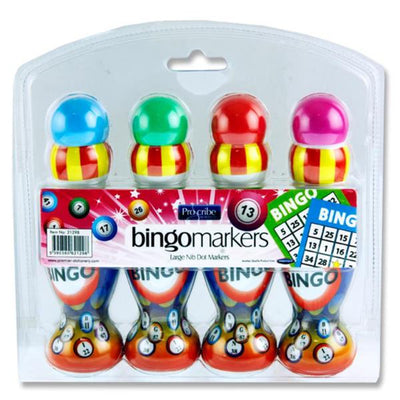 Pro:Scribe Jumbo Bingo Markers - Pack of 4-Markers-Pro:Scribe|Stationery Superstore UK