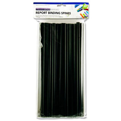 Premier Office Report Binding Spines - 297mm x 13mm - Pack of 20-Report & Clip Files-Premier Office|Stationery Superstore UK