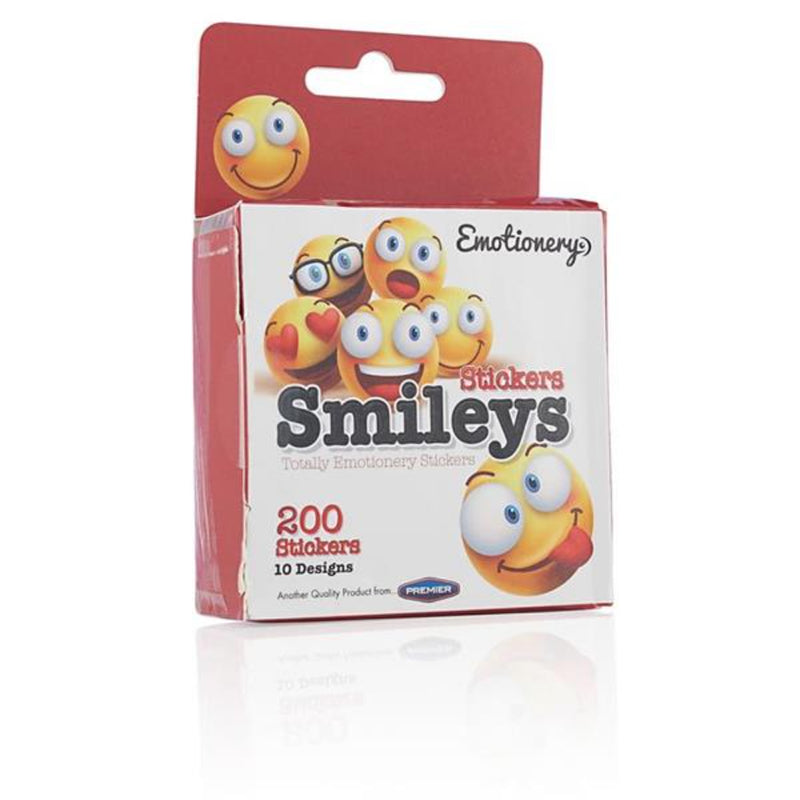 Emotionery Stickers - Smileys - Roll of 200 Stickers